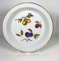 Royal Worcester Evesham Gold Oven to Table Pie Plate 10.5&quot; Fine Porcelai... - £8.52 GBP