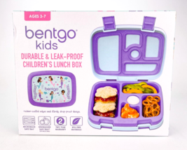 Bentgo Kids Prints Leak Proof 5 Compartment Bento Style Lunch Box Mermaids New - £23.09 GBP