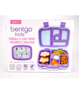 Bentgo Kids Prints Leak Proof 5 Compartment Bento Style Lunch Box Mermaids New - £22.79 GBP