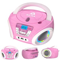 KLIM Candy Kids Portable CD Player for Kids New 2022 + FM Radio + Batteries Incl - £65.19 GBP