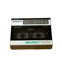Vintage Sony WM-F15 Walkman AM/FM Stereo Radio Cassette Player Radio Works Only - £63.75 GBP