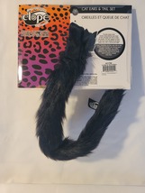  Black Cat Ears and Tail Set - £4.32 GBP
