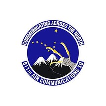 611th Air Communications Squadron Patch - Wall Decal - Variety of Sizes ... - $4.00