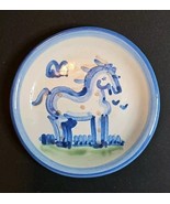 Country Scene Blue by M A HADLEY HORSE Coaster 4 1/8 in Discontinued - €21,12 EUR