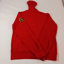 Kilogram Men's Hoodie Size XL Red Long Sleeve Patches Pullover Sweatshirt Button image 2