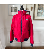 Vintage 90s L.L. Bean Red Women’s Warm Up Jacket Fleece Lined L - $74.92 CAD
