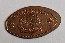 My Las Vegas Lucky Elongated Penny Pot of Gold 4 Leaf Clovers - £3.15 GBP