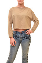 One Teaspoon Womens Tee Supima Cotton Elegant Khaki Size XS/S - £34.85 GBP