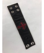 Unique Wide Leather Wrist Belt Cuff Bracelet W Snaps + Hidden Valuables ... - $14.21 CAD