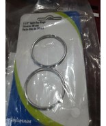 Qty=5: Hillman Tempered Steel Split Key Rings, 701406, 736511590319 - £13.48 GBP