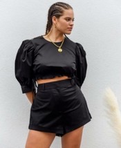 MSRP $69 Danielle Bernstein High-Cut Solid Shorts Size 6 - $31.68