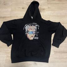 Juice Wrld Black Pullover Hoodie Size Small Rare Rap Hip Hop Trap Punk - $16.12