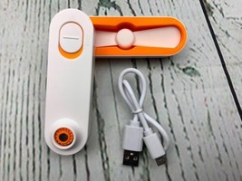 Handheld Fan Mini USB Portable Fan Rechargeable Personal Fan Desktop - £9.50 GBP