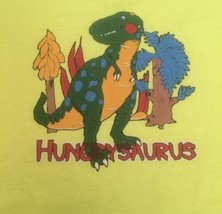 Kid’s T Shirt Dinosaur Hungrysaurus Child&#39;s Children&#39;s Youth XS Yellow N... - £7.46 GBP