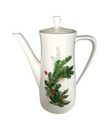 Seltmann Weiden Bavaria “Doris” Coffee Pot – Evergreen & Holly Pattern – West Ge - $56.81 CAD