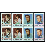 St. Vincent 894-897 MNH Imperf Pairs Elvis Presley Zayix Stamps 0225S0417M - $3.60