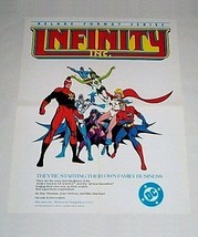 1983 Infinity Inc Poster 1:Power Girl,Huntress,JSA,Legion,DC Comics Supe... - $30.47