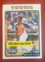 2005 Topps Update Chris Young Rookie Rc #UH219 Chicago White Sox Free Shipping - £1.78 GBP