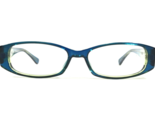 Miraflex Kinder Brille Rahmen ALEX 1292 Klar Blau Grün Rechteckig 45-15-135 - $83.79