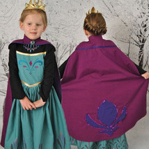 FROZEN Princess Anna Elsa Queen Girls Cosplay Costume Party Formal Dress Elsa #2 - £14.41 GBP