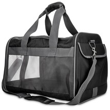 Good2Go Basic Pet Carrier in Size Medium Colors Black &amp; Gray High quality materi - £25.93 GBP