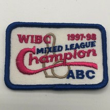 Vintage Bowling Patch WIBC Mixed League Champion 1997-89 Unused 3&quot; - £8.81 GBP
