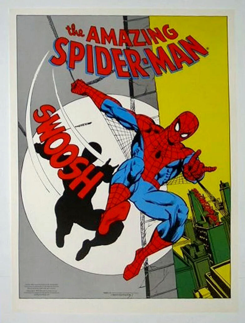 1979 Amazing Spider-man poster, 1970's Marvel Comics Welch's 22x17 Promo Premium - £39.80 GBP