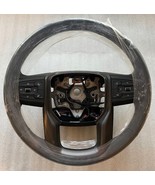 OEM black tan heated steering wheel for some 2019+ Sierra trucks. AT4 vu... - $236.19 CAD