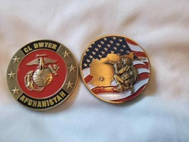 MARINE CORPS CL CAMP DWYER AFGHANISTAN 1.75&quot; CHALLENGE COIN  - $39.99