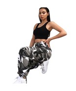 Women Sports Camo Cargo Pants Outdoor Casual Camouflage Trousers Jeans - £28.03 GBP
