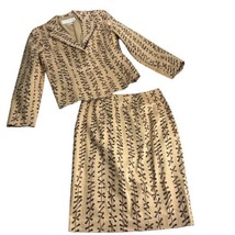 doncaster women&#39;s brown western 2 Piece Blazer Pencil skirt suit Size 8 - £34.94 GBP