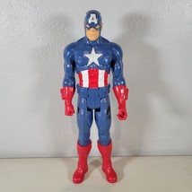Captain America Action Figure Marvel Avengers Titan Hero Series 12&quot; Tall 2013 - £8.59 GBP