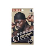 RED BY KISS PREMIUM POWER WAVE SILKY SATIN DURAG HD11 BLACK - $3.99