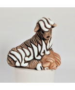 Artesania Rinconada? Llama/Alpaca with Baby, unsigned made in Uruguay. - $275.97 MXN
