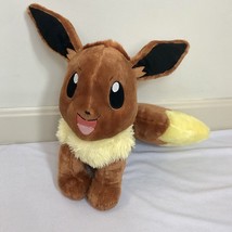 Build A Bear Pokemon Eevee Plush Stuffed Toy Animal Brown BAB  - £21.79 GBP