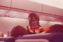 American Airlines AA Flight Attendant 35mm Photo Slide 1970s #11 - £14.82 GBP