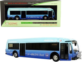 Proterra ZX5 Battery-Electric Transit Bus #65 &quot;Chicago&quot; (Illinois) Blue &quot;The Bus - £34.90 GBP