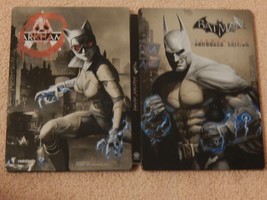 BATMAN ARKHAM CITY ARMOURED EDITION STEELBOOK CASE NO GAME - €25,71 EUR