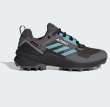 Adidas 2023 Women&#39;s TERREX Swift R3 GORE-TEX Grey Blue Waterproof Hiking Shoes 8 - £86.90 GBP