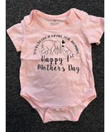 UNIFACO Baby Girl Bodysuit Romper I Love Mommy 0-3 Months - Pink - €3,30 EUR