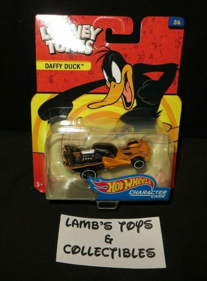 Primary image for Hot Wheels Looney Tunes Daffy Duck Character Car die cast vehicle Mattel car 2/6