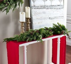 48&quot;  Real Feel Pine, Spruce, and Juniper Garland by Valerie in - £154.87 GBP