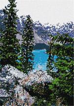 Pepita Needlepoint kit: Mountains and Lake, 7&quot; x 10&quot; - £39.50 GBP+