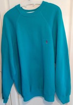 Vintage Polo Ralph Lauren Mens Blue Crewneck Sweatshirt Pullover XL USA RR - $523.47 MXN