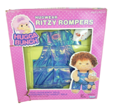 Vintage 1984 Hugga Bunch Kenner Hugwear Ritzy Rompers Blue Doll Outfit In Box - $56.05