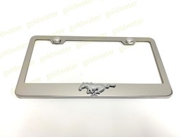 3D Running Horse PONY Badge Emblem Stainless Steel Chrome Metal License ... - $23.33
