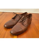 Bally Continentals Switzerland 8D Brown Leather Lace Up Cap Toe Shoes - £41.00 GBP
