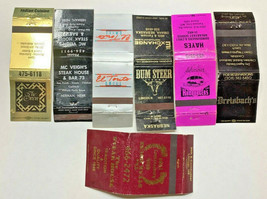Lot of 7 Restaurant Matchbook Covers The Oven Steakhouse El Torito Grill Etc 362 - £7.44 GBP