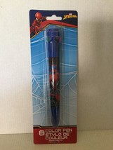 NEW Marvel Spider-Man 8 Color 6&#39;&#39; Pen - $184.67 MXN