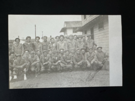 Military Postcard Real Photo 1943 Camp Custer - $12.00